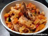 Pasta provencaal met kip