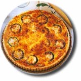Taart van courgette en tonijn (Quiche)