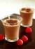 Chocoladesabayon met vanille-ijs en banaan