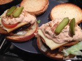Veggie burger met Jeroen's burger saus