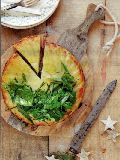 Aardappeltaart met Gouda en tijm