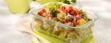 Aardappelsalade met krokant spek
