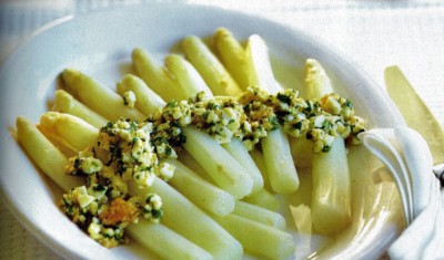 Asperges op Vlaamse wijze Asperges op Vlaamse wijze