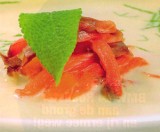 Aspergesoep met zalm