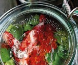 Avocado met krab en zalmeitjes