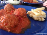 Balletjes in een fusion tomatensaus