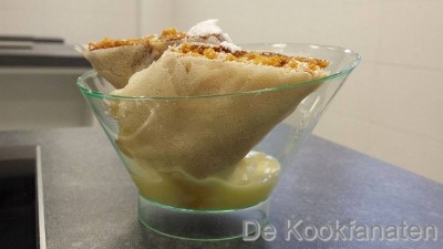 Filodeeg met peperkoek en banaan