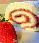 Aardbeien Confituurrol