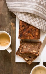 Broodpudding met chocolade en sinaasappel