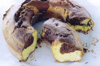 Gemarmerde ontbijtcake Gemarmerde ontbijtcake