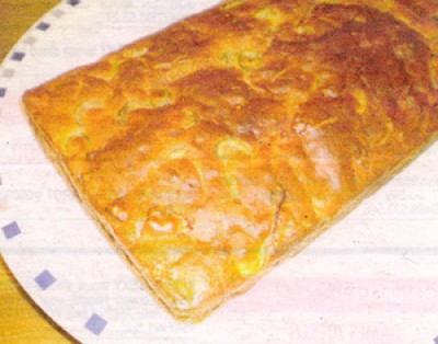 Cake met gerookte ham en olijven Cake met gerookte ham en olijven
