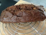 Cake met cacao en noten