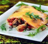 Calzone met paddenstoelen en artisjokharten
