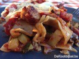 Groenten cannelloni met kippengehakt