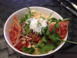 Cappellini, Pancetta en kerstomaten
