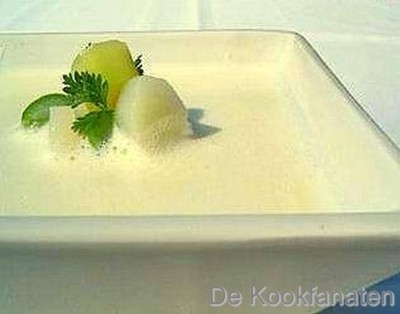 Cappuccino van asperges