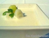 Cappuccino van asperges