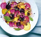 Carpaccio van bieten en radijs