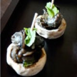 Champignons en wijngaardslakken
