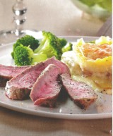 Chateaubriand met broccoli en gratin dauphinois