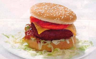 Een echte cheeseburger