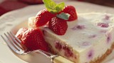 Cheesecake, speculaas en rode vruchten