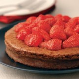 Chocoladetaart Côte d'Or met aardbeien