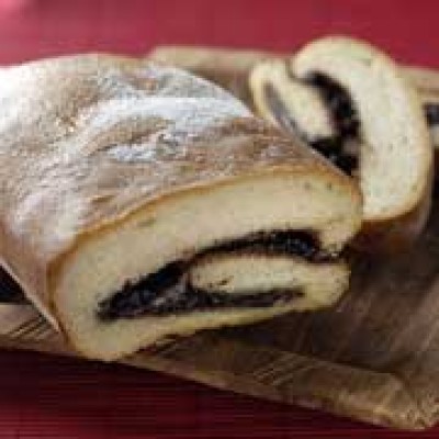 Brood gevuld met chocoladepasta Noir de Noir