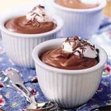 Parfait van zachte melkchocolade