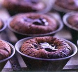 Gevulde chocolade cakejes