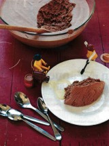 Chocolademousse met vanillesaus