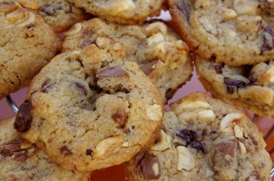 Cookies met trio chocolade