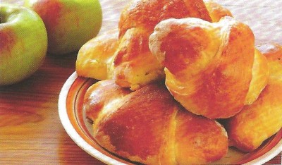Croissant met appel