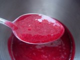 Frambozen coulis
