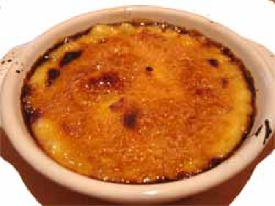 Crème Catalane met appeltjes en kaneel