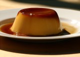 Flan caramel van kokos en koffie
