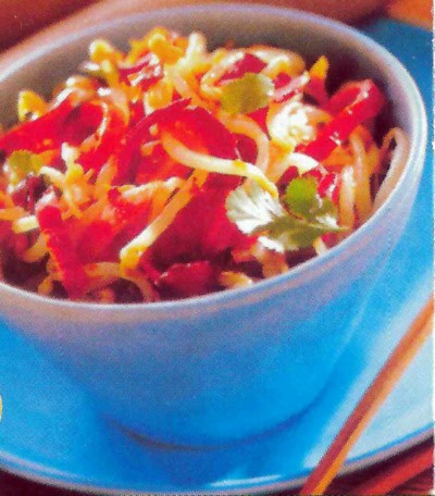 Salade van eend op Vietnamese wijze