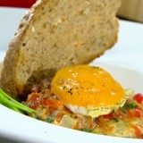 Boerenomelet 'piperade'