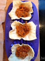 Empanadas met gehakt en zoete aardappel
