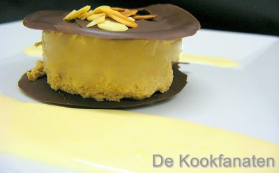 Espressomousse met chocoladewafeltjes