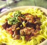 Tagliatelle met ragout van everjong