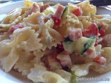 Farfalle groenten en Boursin