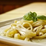 Fettucine met gekarameliseerde venkel en artisjok-citroensaus