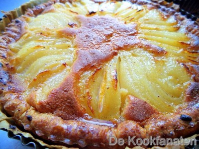 Frangipane taart met peer
