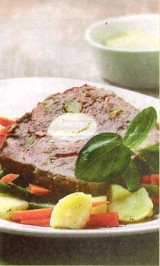 Gehaktbrood met artisjok
