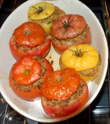 Tomaat farcies 'makeover'