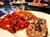 Provencaals gehaktbrood met fettucine pasta