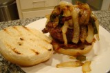 Hamburger met ajuin