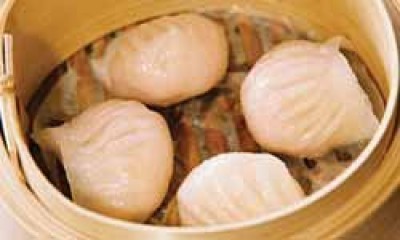Gestoomde dim sums van rundvlees