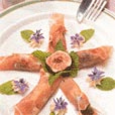 Parmahapjes met mascarpone en vijgen